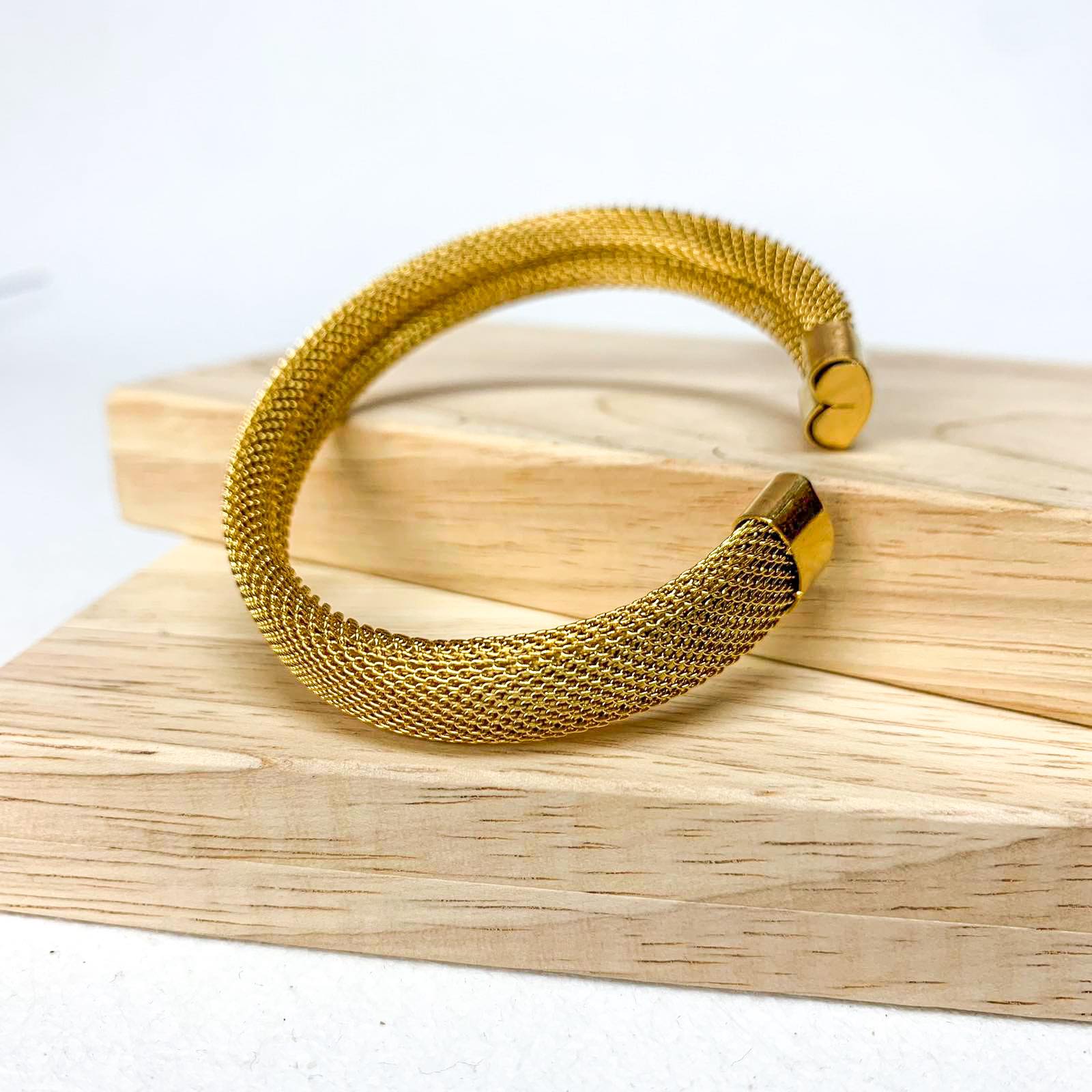 Ατσάλινο Γυναικείο Βραχιόλι - Braid Bracelet(χρυσό, ασημί)