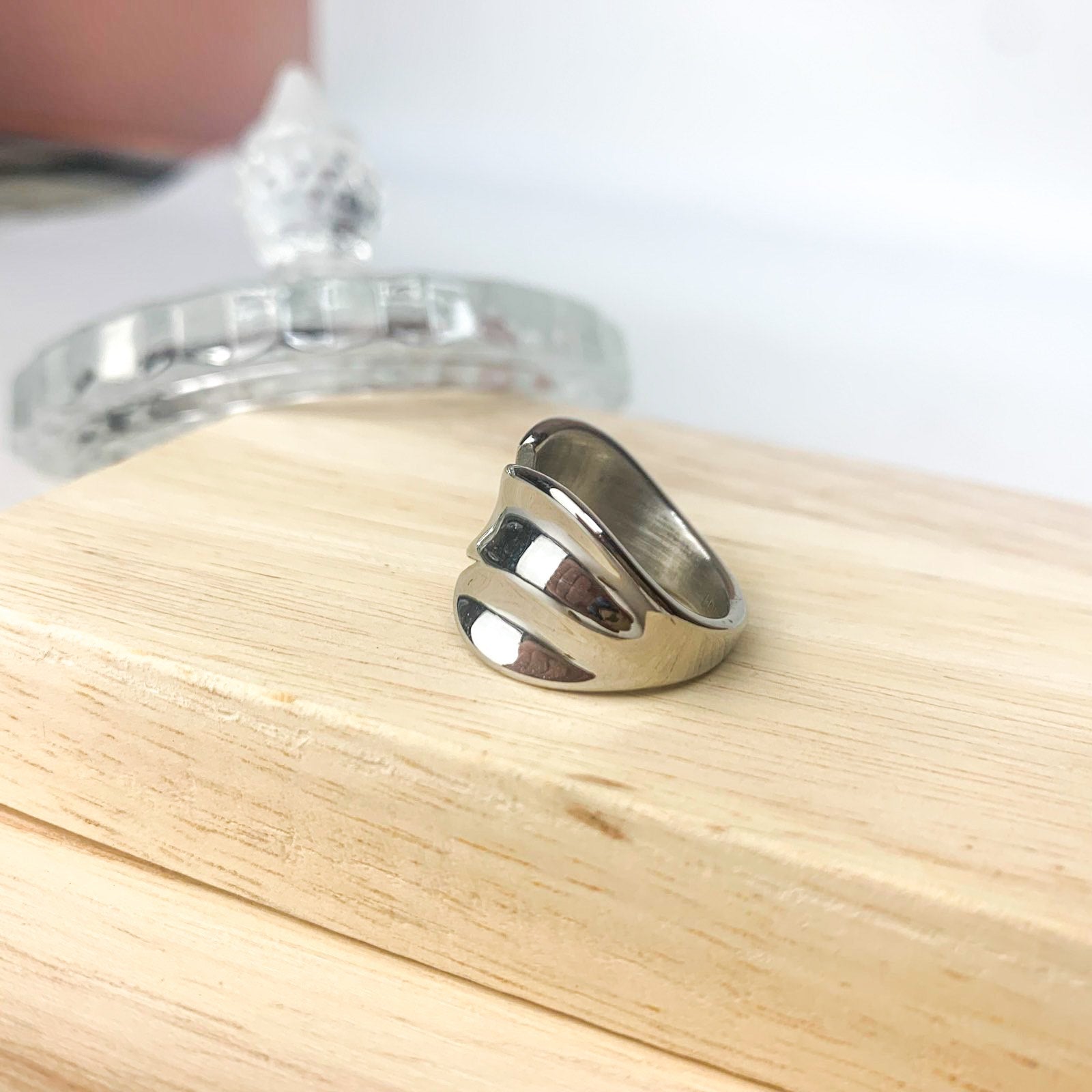 Γυναικείο Ατσάλινο Δαχτυλίδι - Cando Ring ( χρυσό, ασημί)
