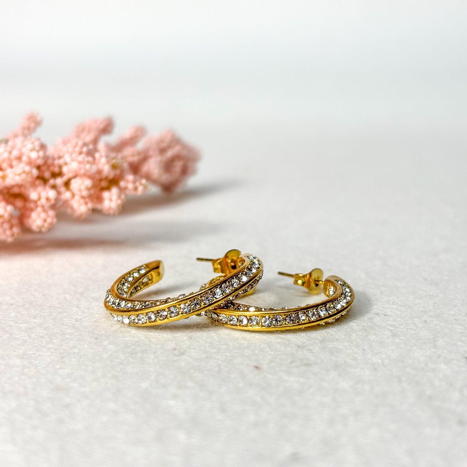 Ατσάλινα Σκουλαρίκια Κρίκοι - Cottu Earrings ( χρυσό, ασημί)
