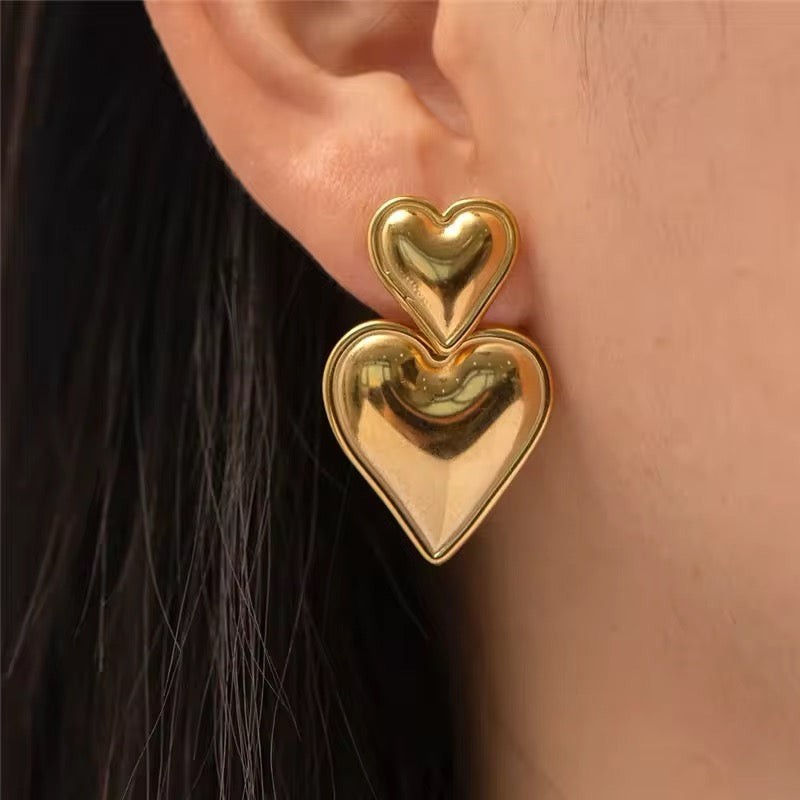 ΑΤΣΑΛΙΝΑ ΣΚΟΥΛΑΡΙΚΙΑ ΚΑΡΔΙΕΣ - ASPEN HEARTS EARRINGS (ΚΑΙ ΧΡΩΜΑΤΑ)