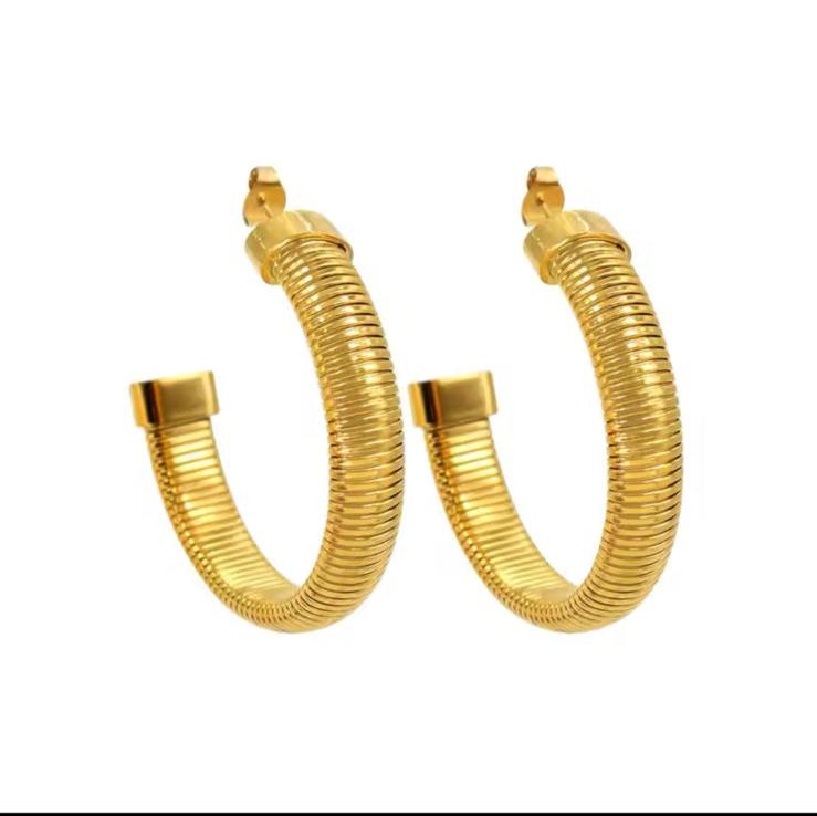 ΓΥΝΑΙΚΕΙΑ ΣΚΟΥΛΑΡΙΚΙΑ - SANREMO EARRINGS (ΧΡΥΣΟ, ΑΣΗΜΙ)