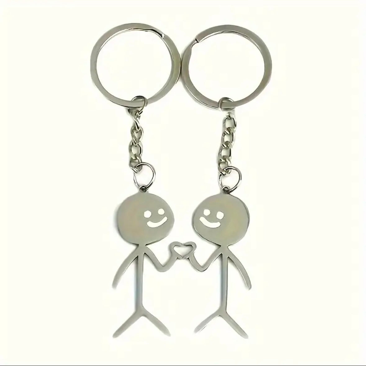 ΣΕΤ 2 ΜΠΡΕΛΟΚ ΓΙΑ ΖΕΥΓΑΡΙΑ - HALF HEART KEY CHAIN