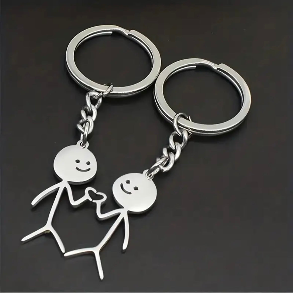 ΣΕΤ 2 ΜΠΡΕΛΟΚ ΓΙΑ ΖΕΥΓΑΡΙΑ - HALF HEART KEY CHAIN