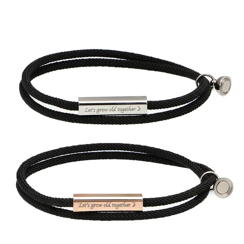 Βραχιόλια για ζευγάρια με μαγνήτη - Roma Couple Bracelets