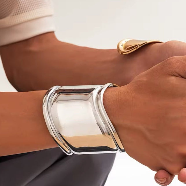 Ατσάλινο Γυναικείο Βραχιόλι - Gladim Bracelet (χρυσό, ασημί)