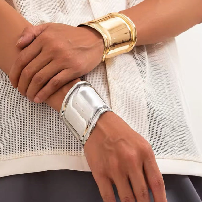 Ατσάλινο Γυναικείο Βραχιόλι - Gladim Bracelet (χρυσό, ασημί)