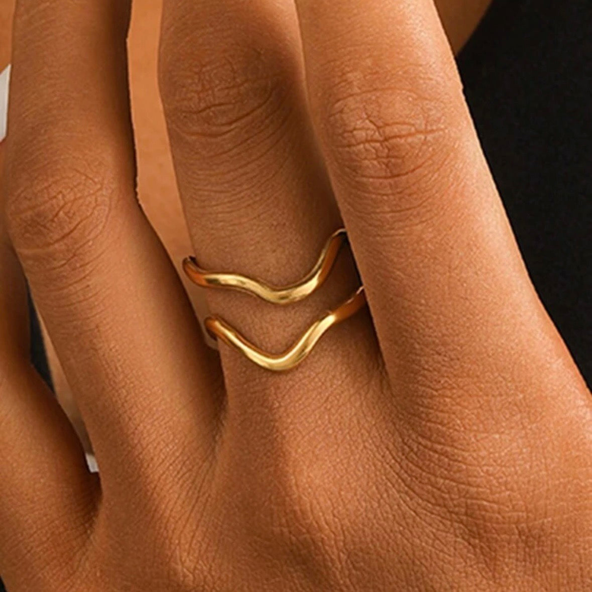 Γυναικείο Ατσάλινο Δαχτυλίδι - Fash Ring ( χρυσό, ασημί)