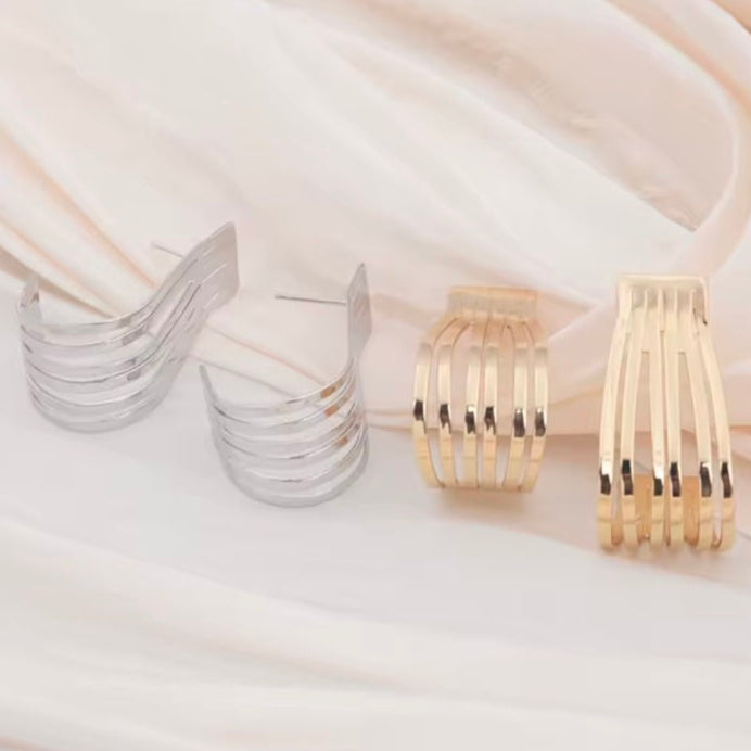 Γυναικεία Σκουλαρίκια - Demre Earrings (χρυσό, ασημί)