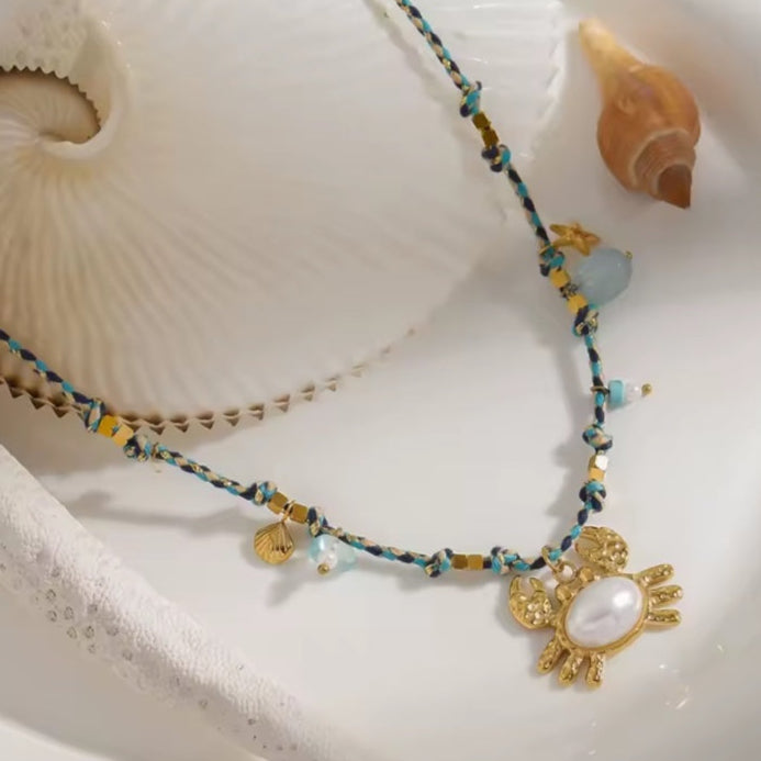 Γυναικείο Ατσάλινο Κολιέ - Kraby Necklace