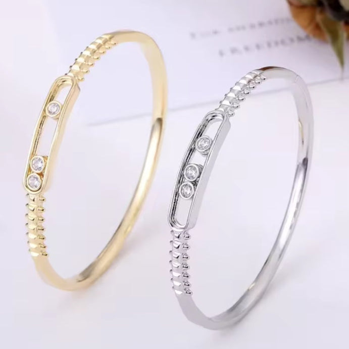 Ατσάλινο Γυναικείο Βραχιόλι - Kaly Bracelet ( χρυσό, ασημί)