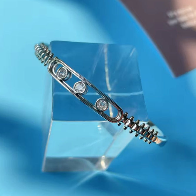 Ατσάλινο Γυναικείο Βραχιόλι - Kaly Bracelet ( χρυσό, ασημί)