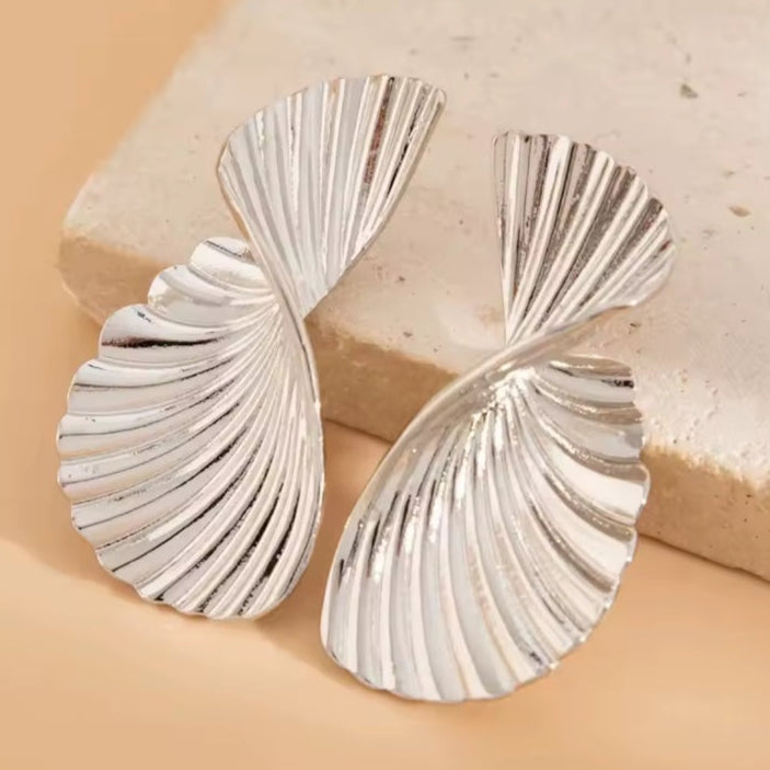 Γυναικεία Ατσάλινα Σκουλαρίκια - Palizzi Earrings ( χρυσό, ασημί)