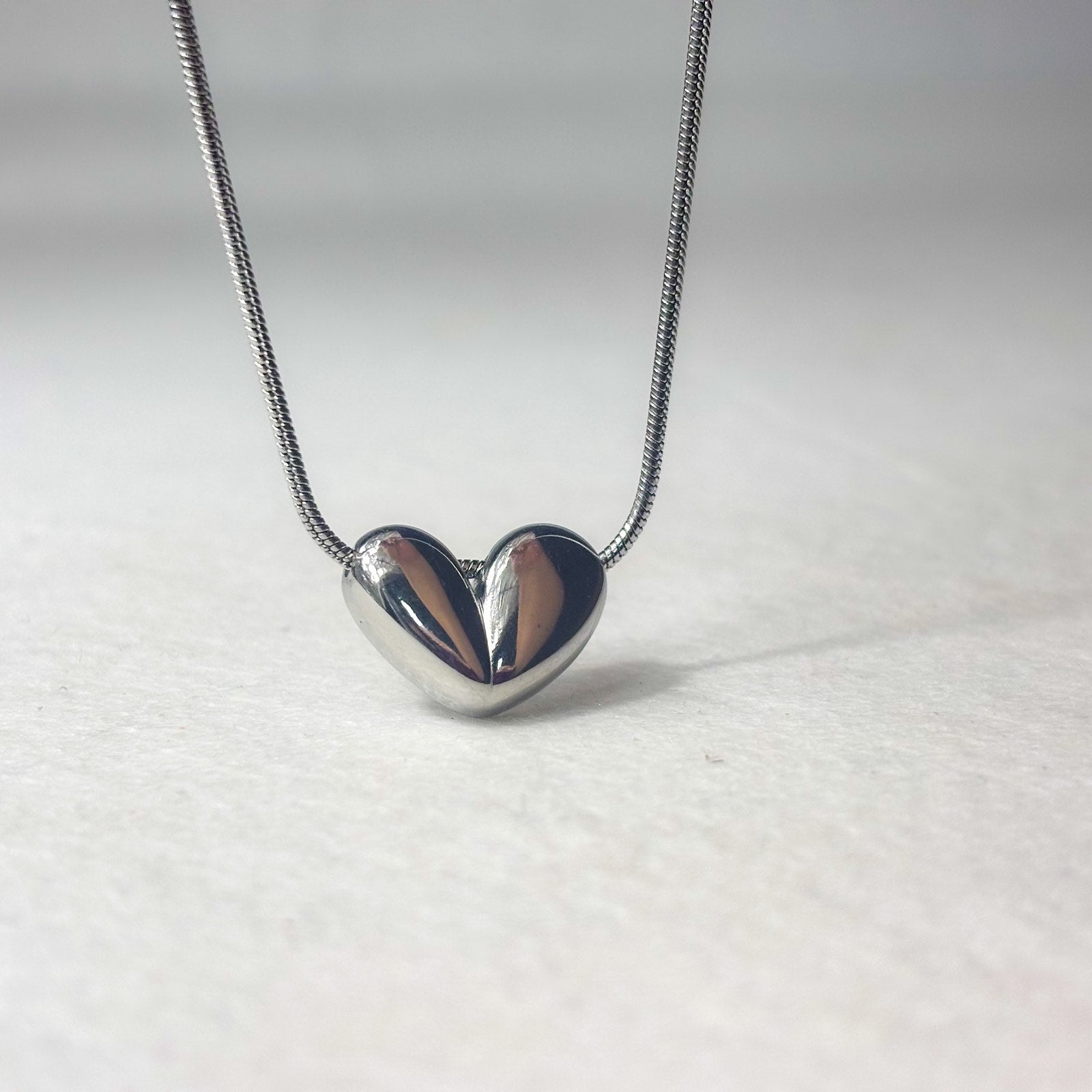 Γυναικείο Ατσάλινο Κολιέ Με Καρδιά - Fagium Necklace (χρυσό, ασημί)