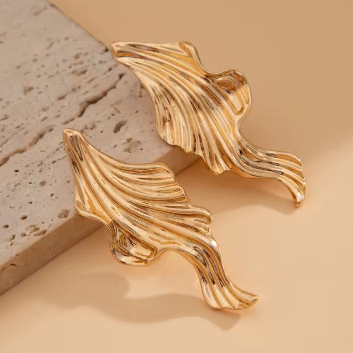 Γυναικεία Ατσάλινα Σκουλαρίκια - Motihari Earrings ( χρυσό, ασημί)