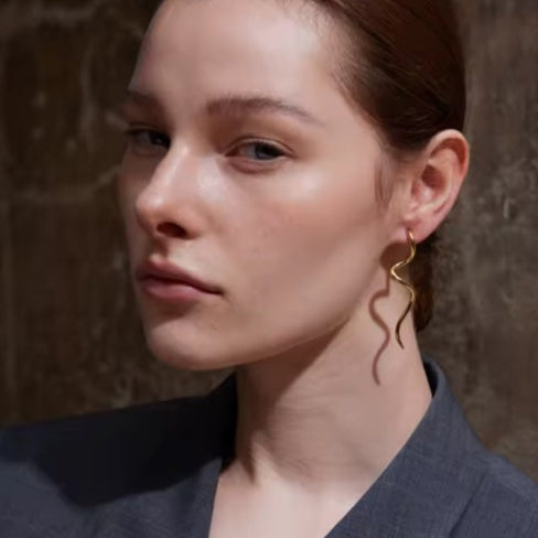 Γυναικεία Ατσάλινα Σκουλαρίκια - Toliati Earrings ( χρυσό, ασημί)
