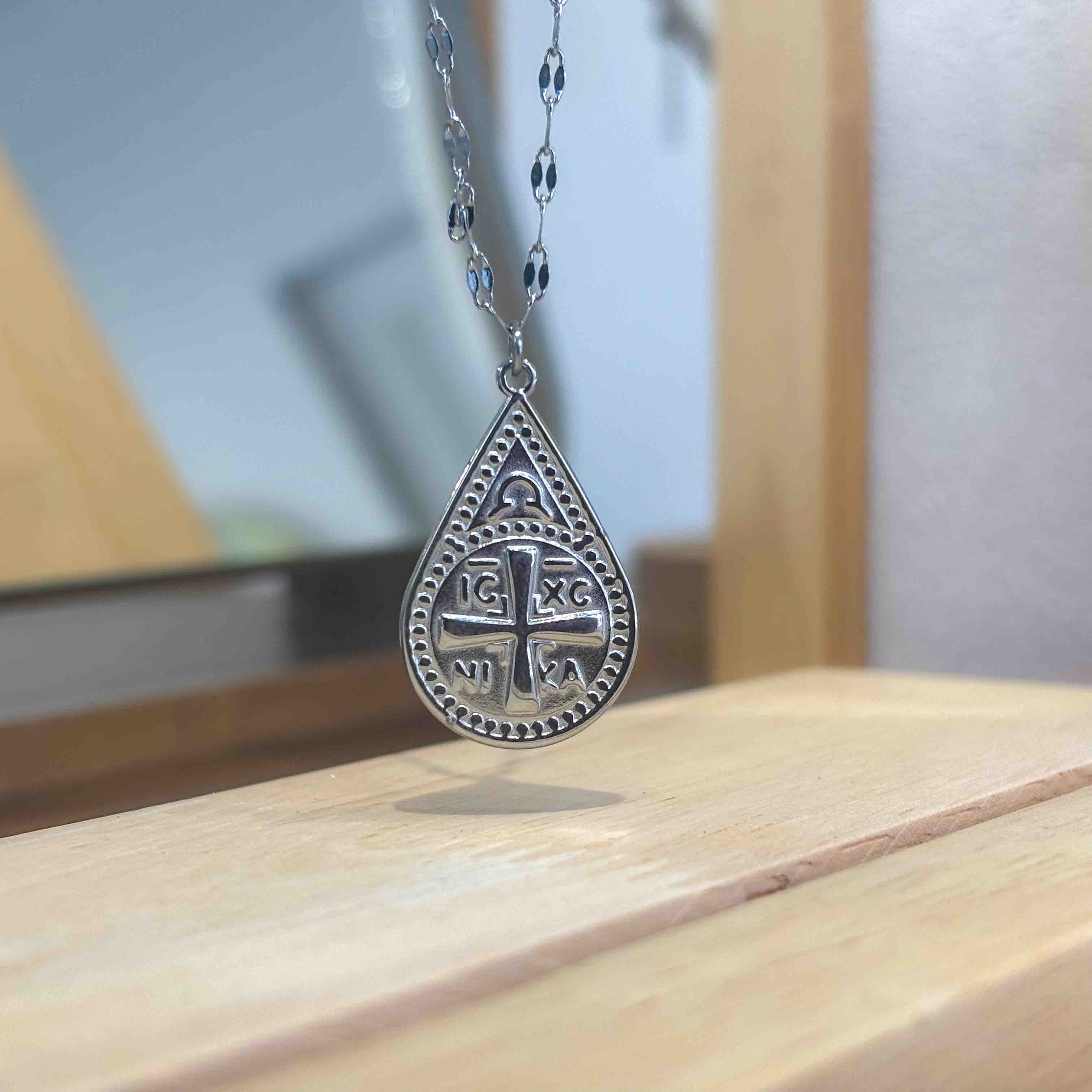 Ατσάλινο Κολιέ Με Σταυρό - Adami Cross Necklace