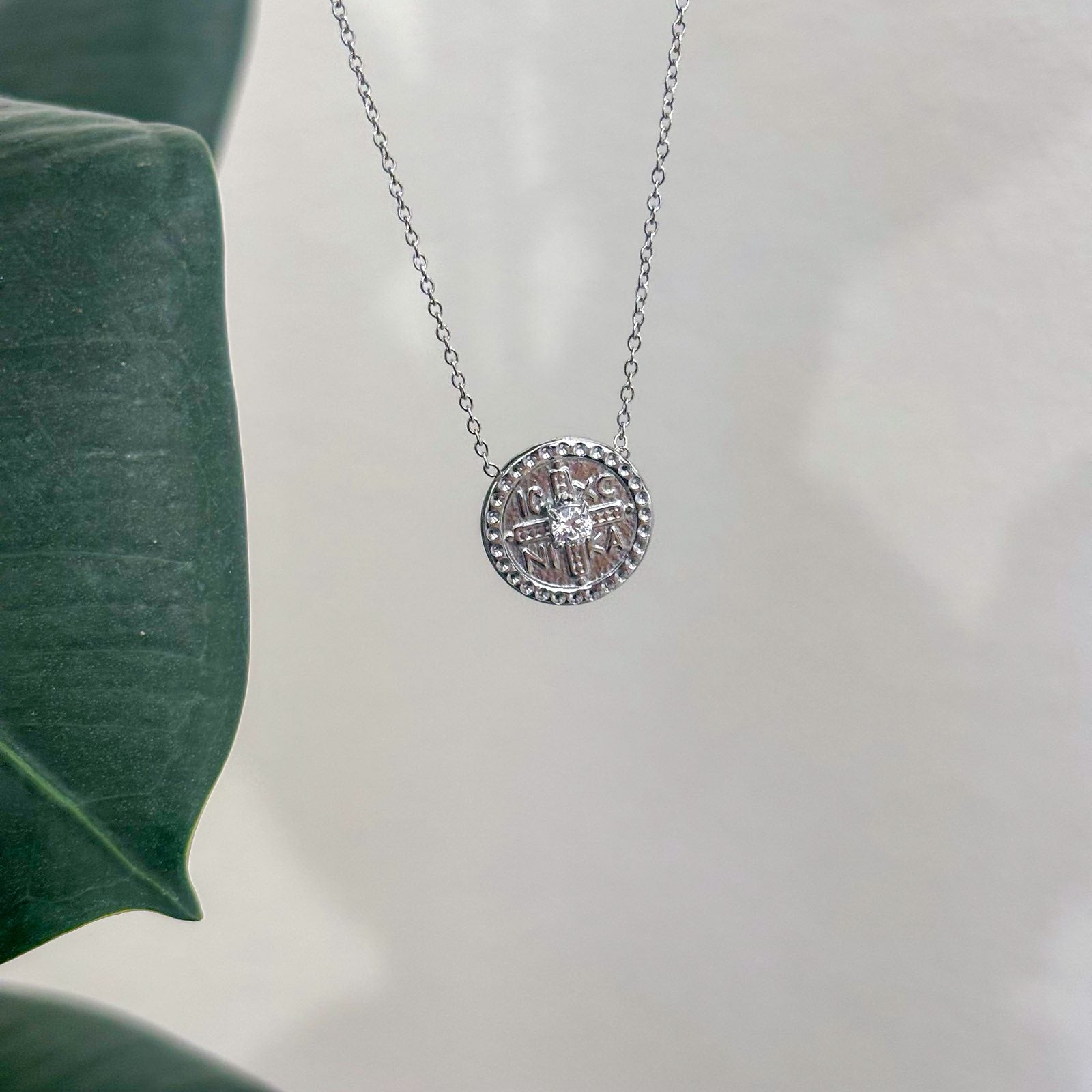 Ατσάλινο Κολιέ Με Σταυρό - Lecc Cross Necklace