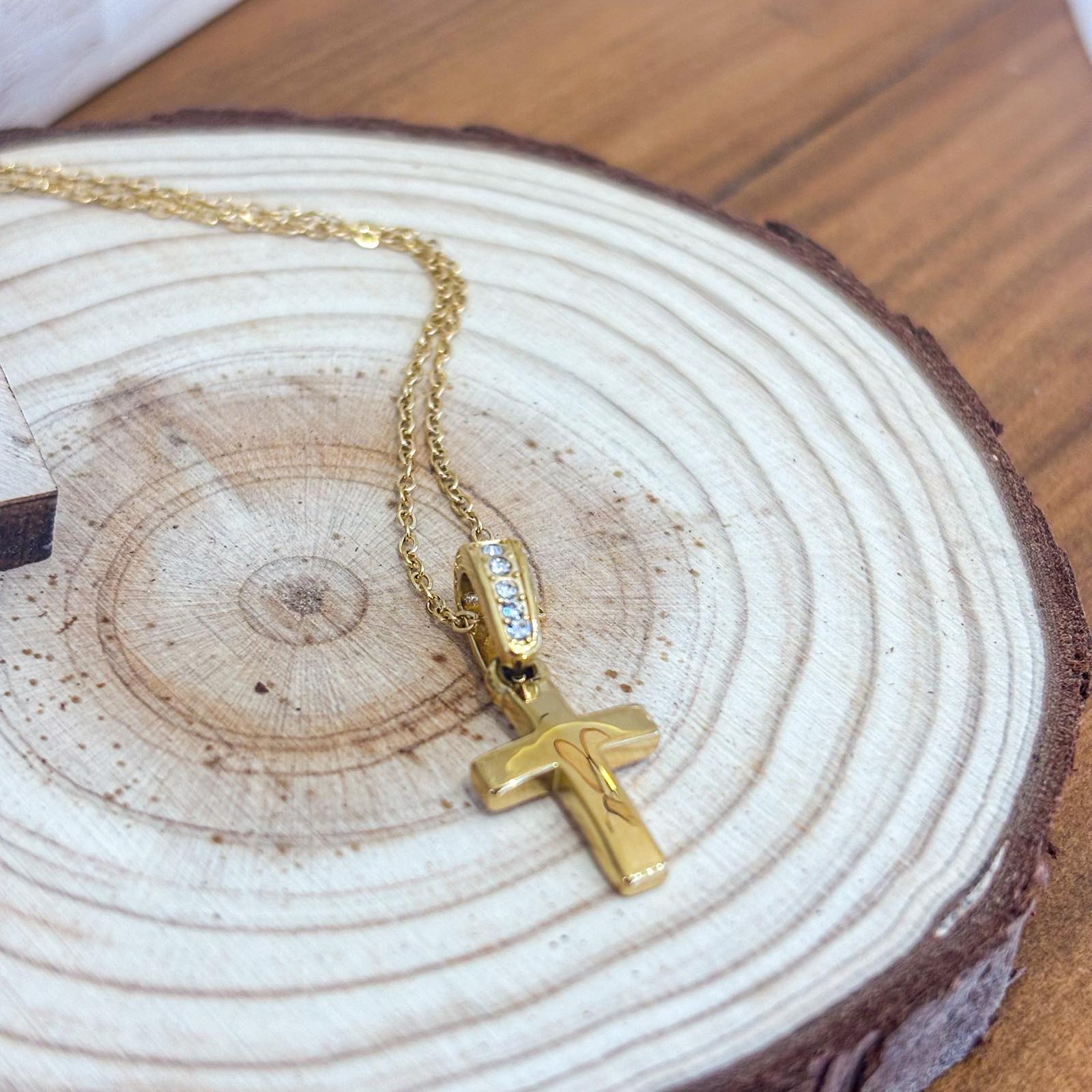 Ατσάλινο Κολιέ Με Σταυρό - Bonifati Cross Necklace