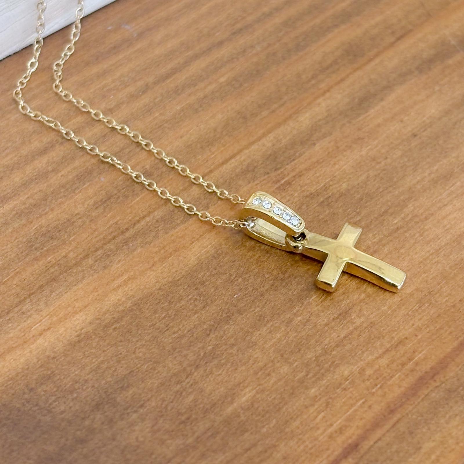 Ατσάλινο Κολιέ Με Σταυρό - Bonifati Cross Necklace
