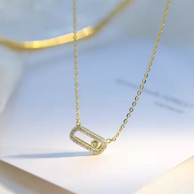 Γυναικείο Ατσάλινο Κολιέ - Baku Necklace (χρυσό, ασημί)