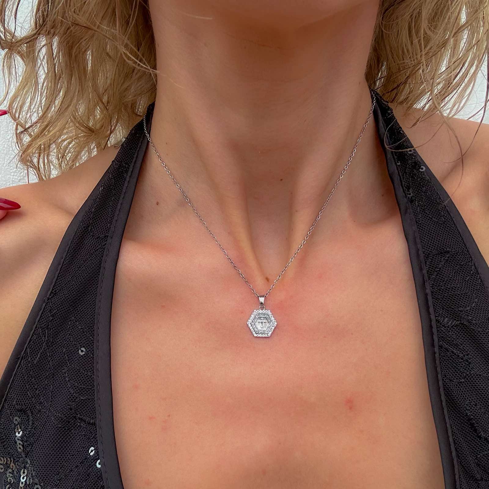 Ατσάλινο Κολιέ Με Σταυρό - Rutsi Cross Necklace