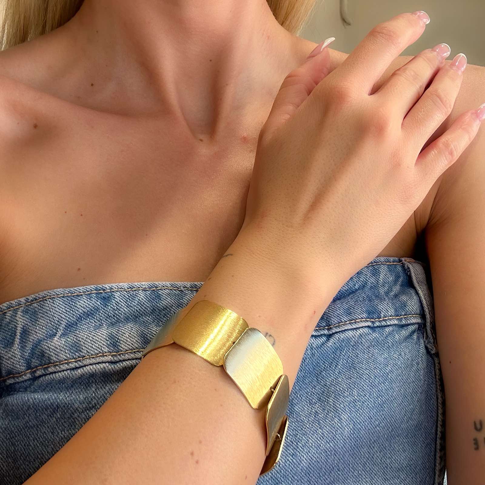 Γυναικείο Ατσάλινο Βραχιόλι - Lokken Bracelet (χρυσό, ασημί)