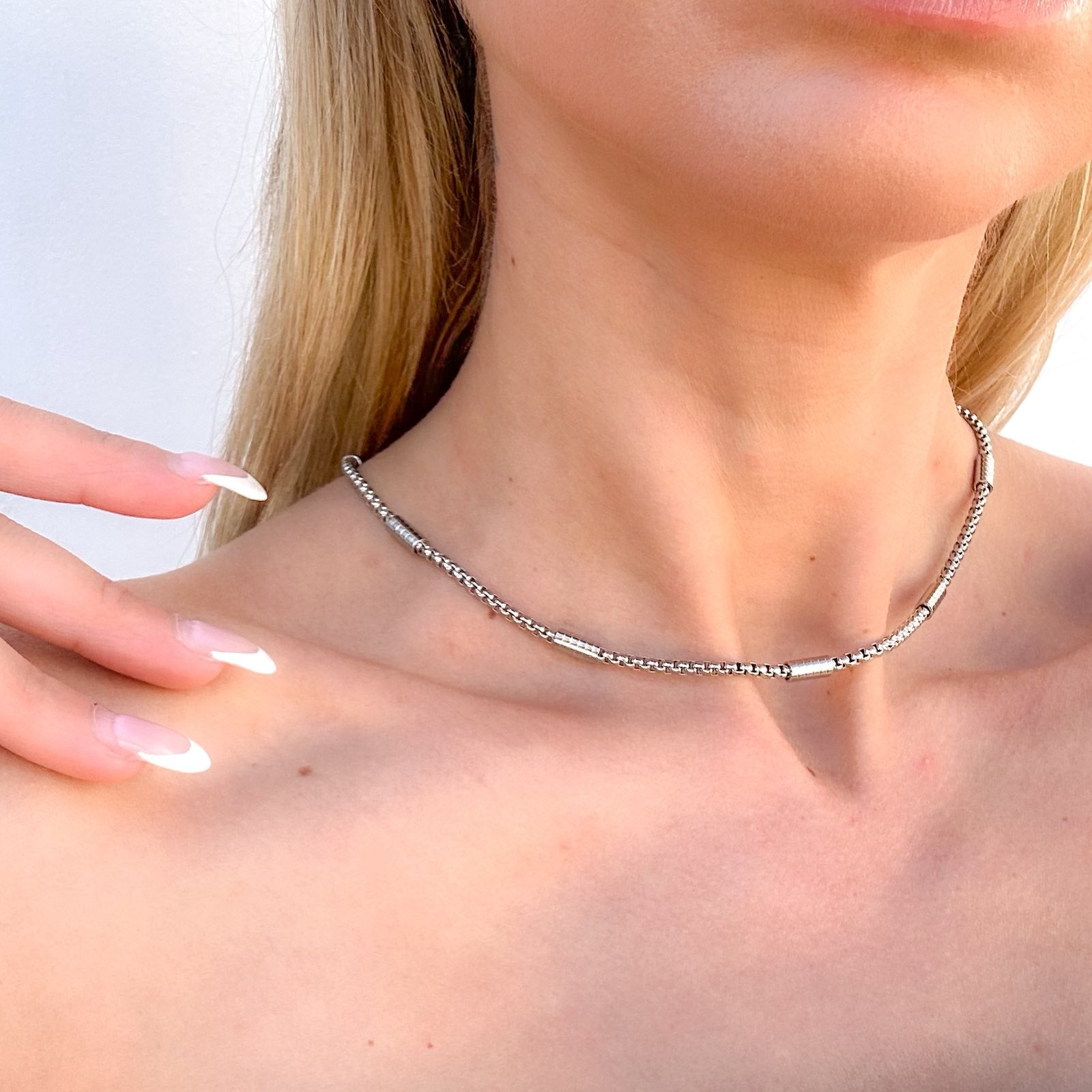 Ατσάλινη Αλυσίδα Λαιμού -  Giabil Necklace ( χρυσό, ασημί)