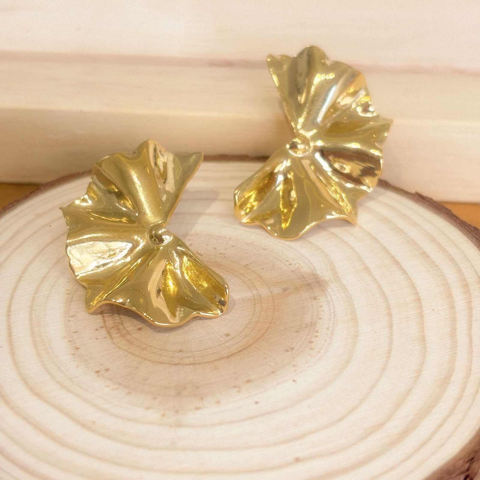 Γυναικεία Ατσάλινα Σκουλαρίκια - Sestaci Earrings( χρυσό, ασημί)
