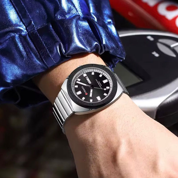 Unisex Ρολόι - CURREN M8473 SILVER BLACK