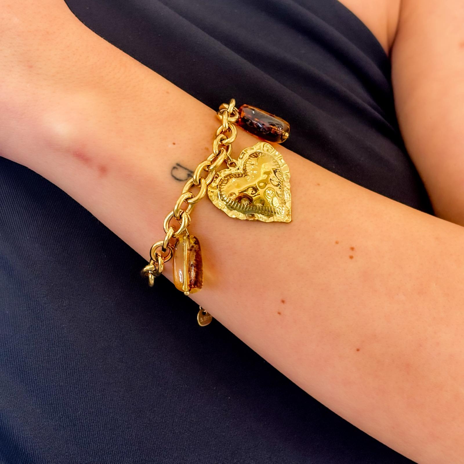Γυναικείο Ατσάλινο  Βραχιόλι Με Καρδιά - Cusco Bracelet