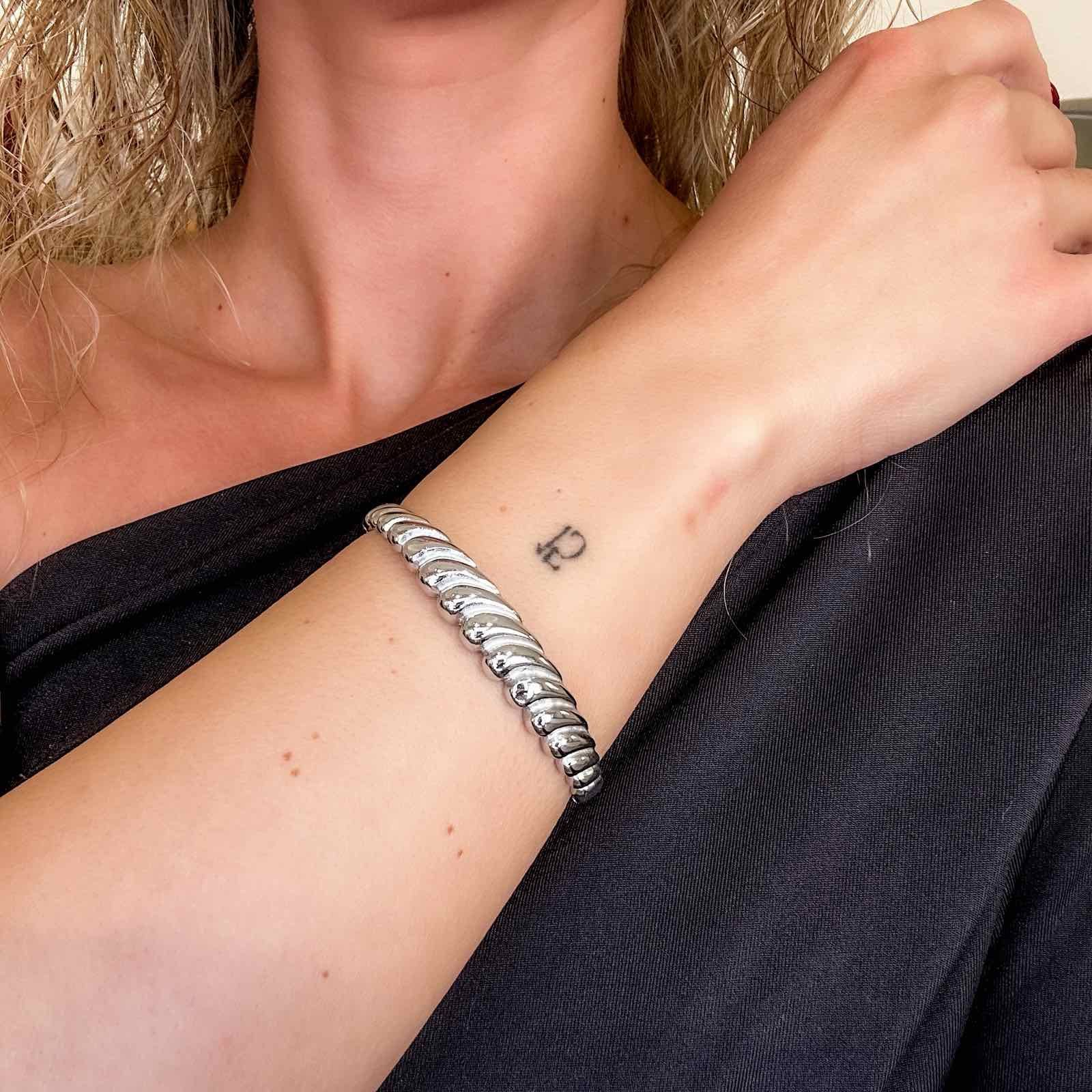 Γυναικείο Ατσάλινο  Βραχιόλι -  Juliaca Bracelet (χρυσό, ασημί)