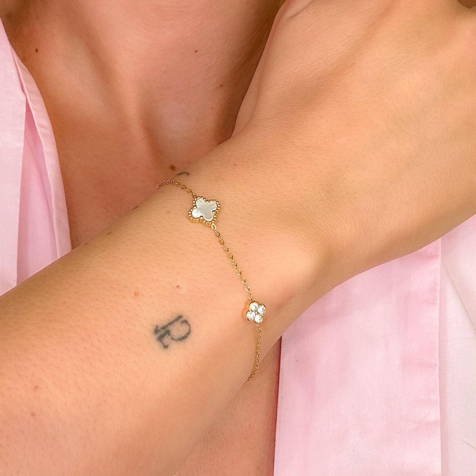 Γυναικείο Ατσάλινο Βραχιόλι Με Σταυρό - Juara Bracelet (χρυσό, ασημί)