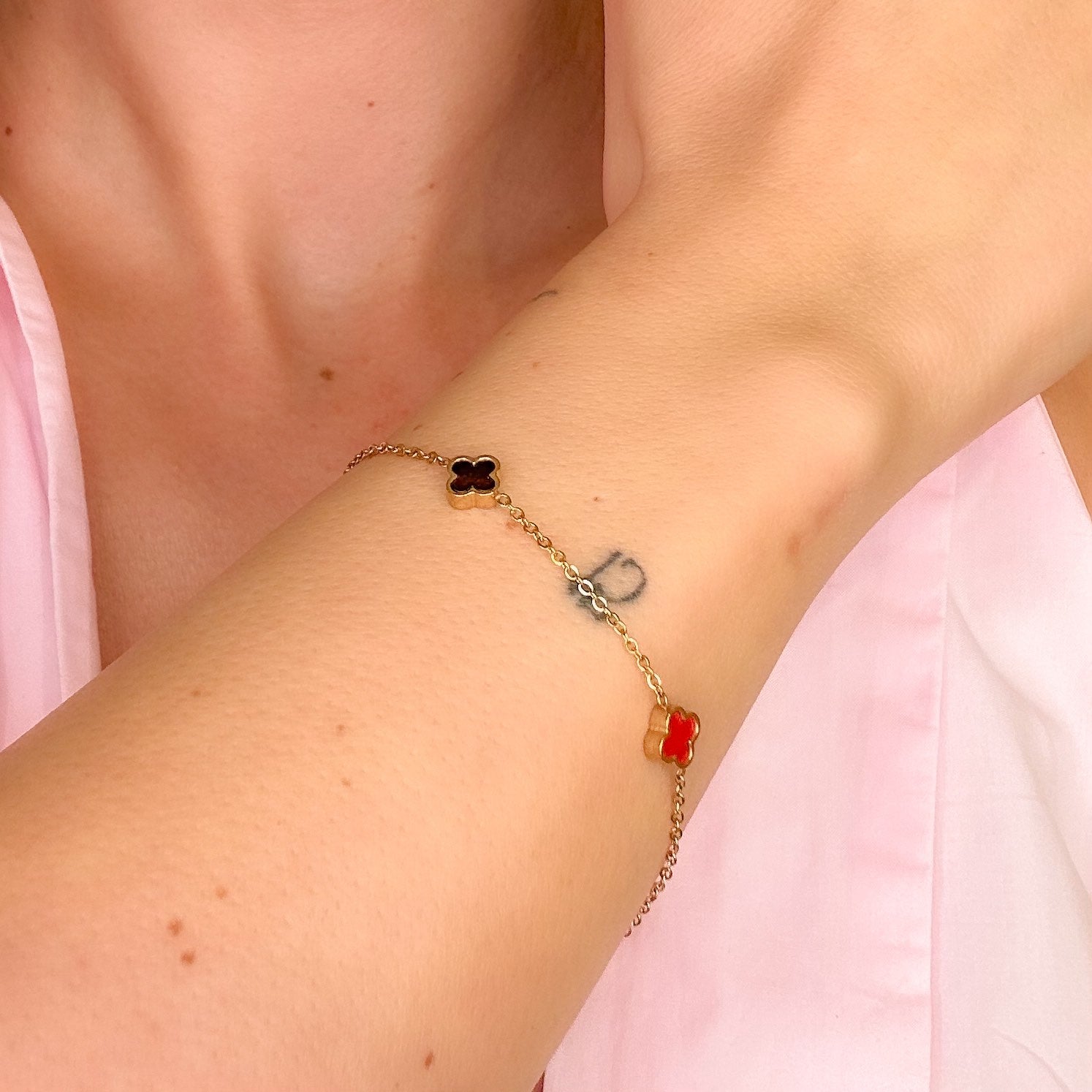 Γυναικείο Ατσάλινο Βραχιόλι Με Σταυρό - Mini Klimt Bracelet (και χρώματα)