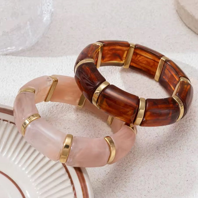 Γυναικείο Ακρυλικό Ατσάλινο Βραχιόλι - Le Morne (και χρώματα)