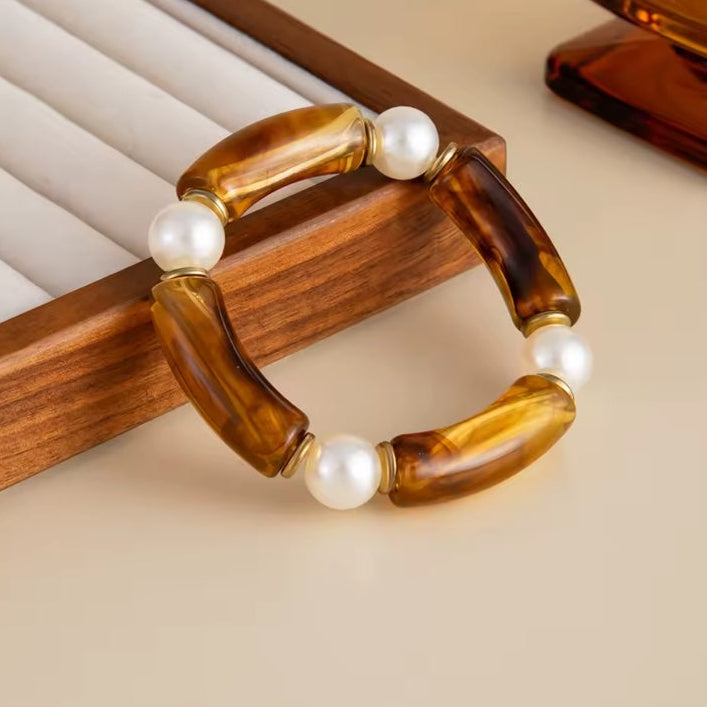 Γυναικείο Ακρυλικό Ατσάλινο Βραχιόλι - Les Noyale (και χρώματα)