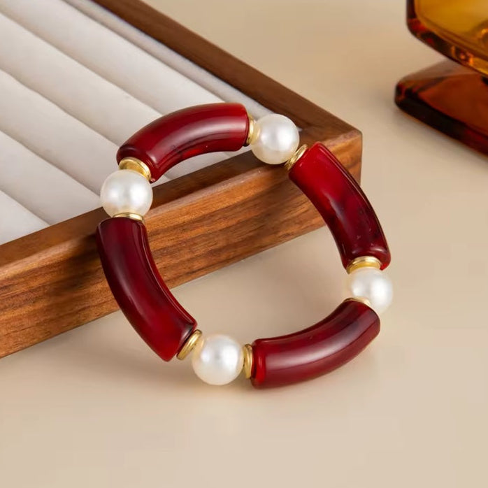 Γυναικείο Ακρυλικό Ατσάλινο Βραχιόλι - Les Noyale (και χρώματα)