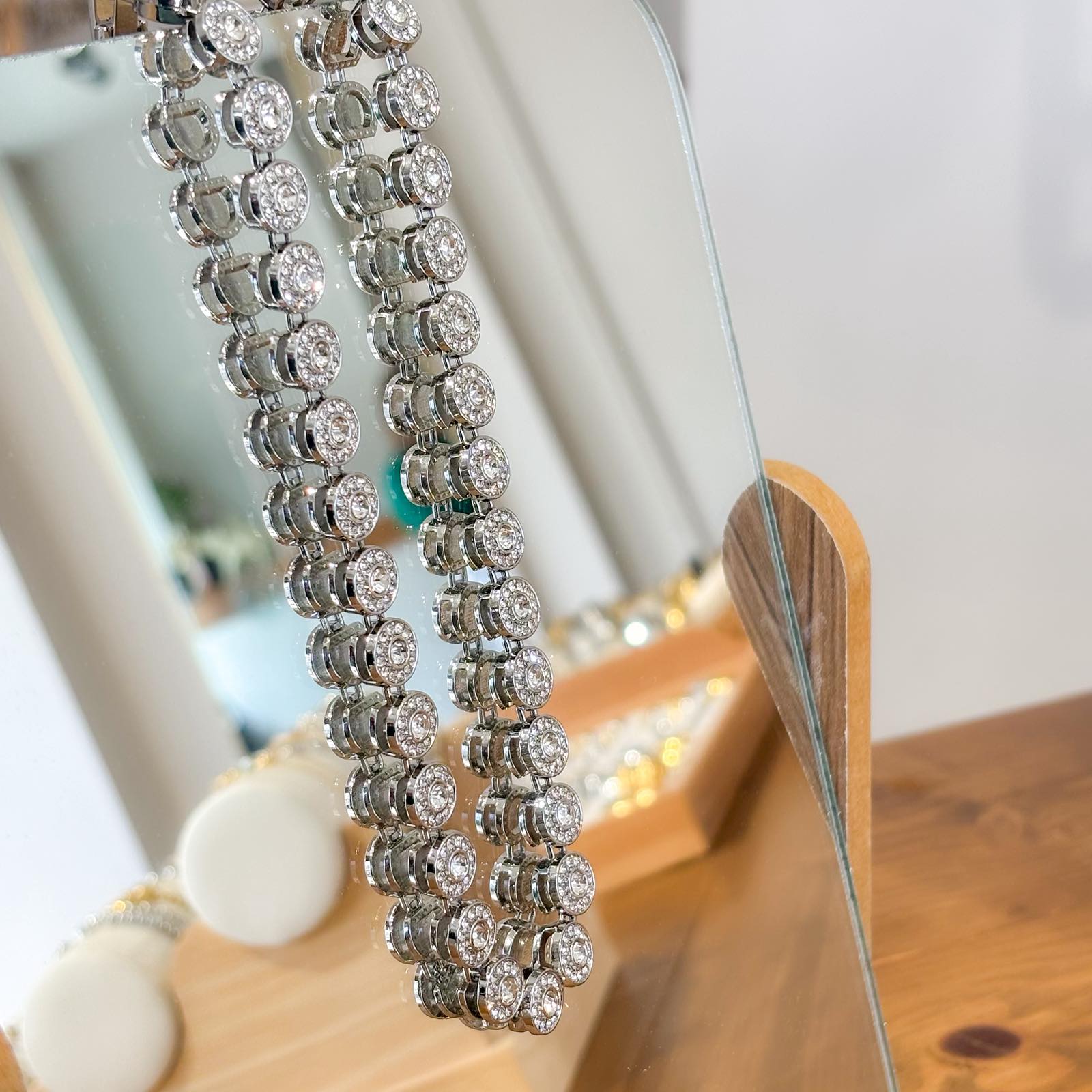 Ατσάλινο Κολιέ Ριβιέρα Με Ζιργκόν - Leon Chain