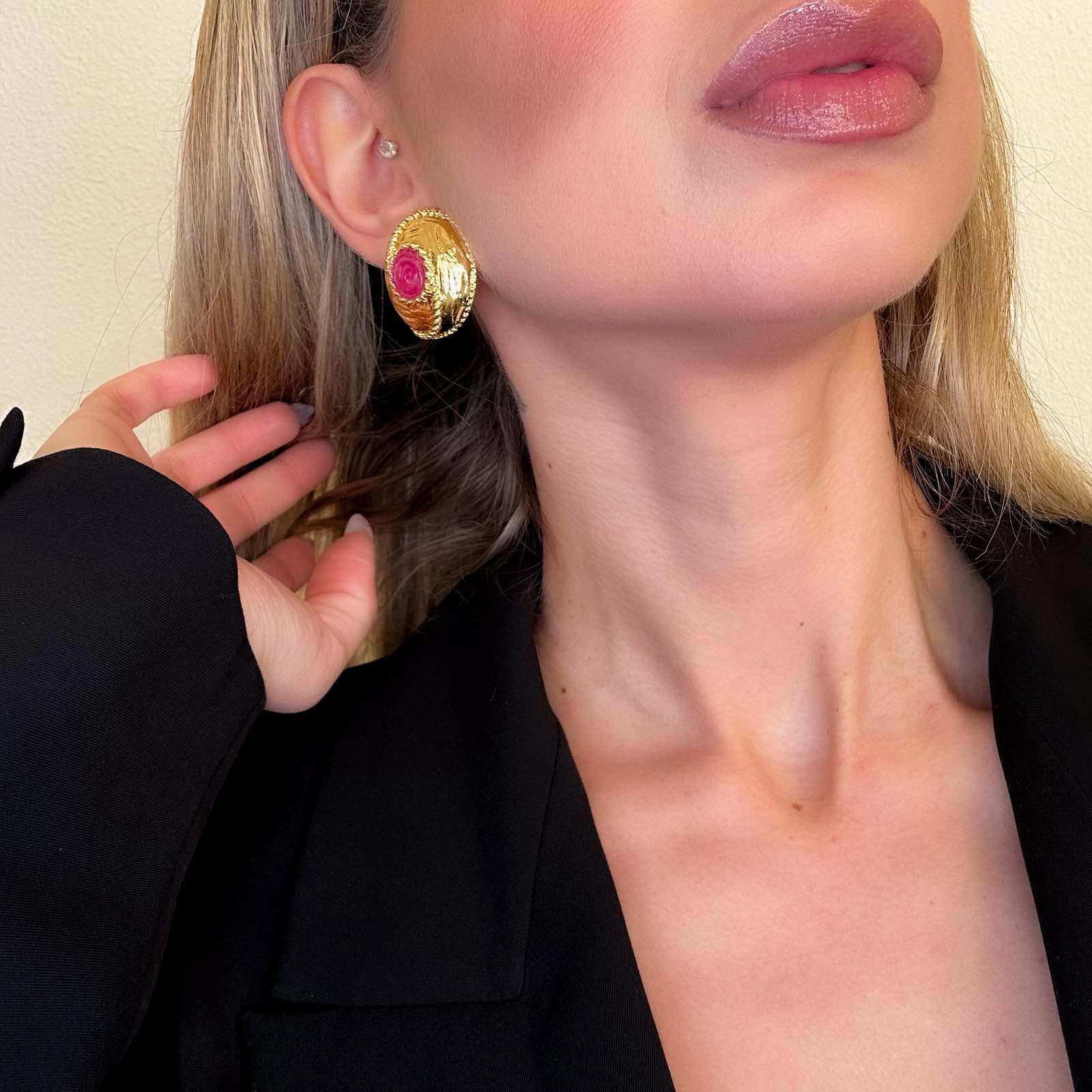 Γυναικεία Ατσάλινα Σκουλαρίκια - Busum Earrings (και χρώματα)