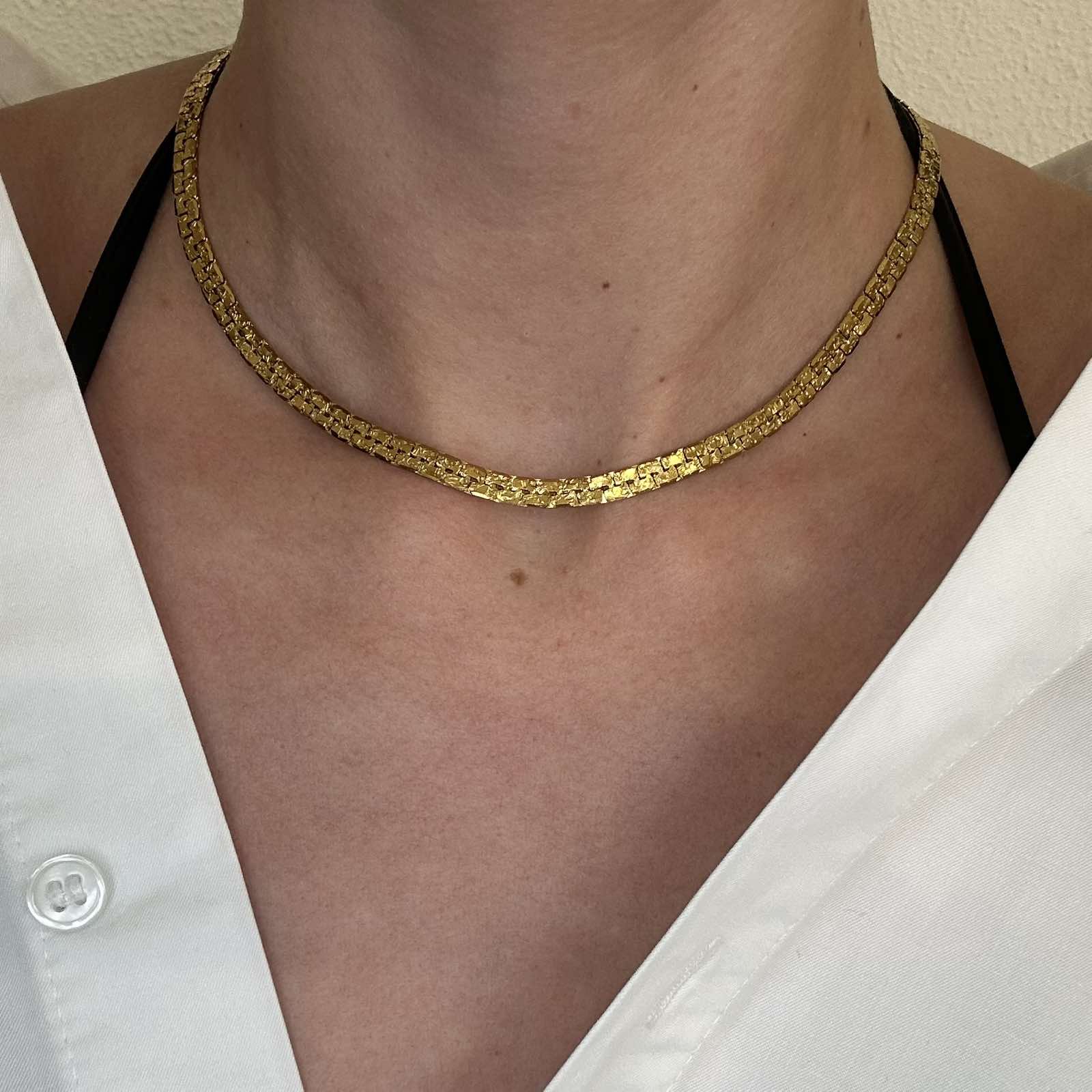 Ατσάλινη Αλυσίδα Λαιμού - Oster Necklace ( χρυσό, ασημί)