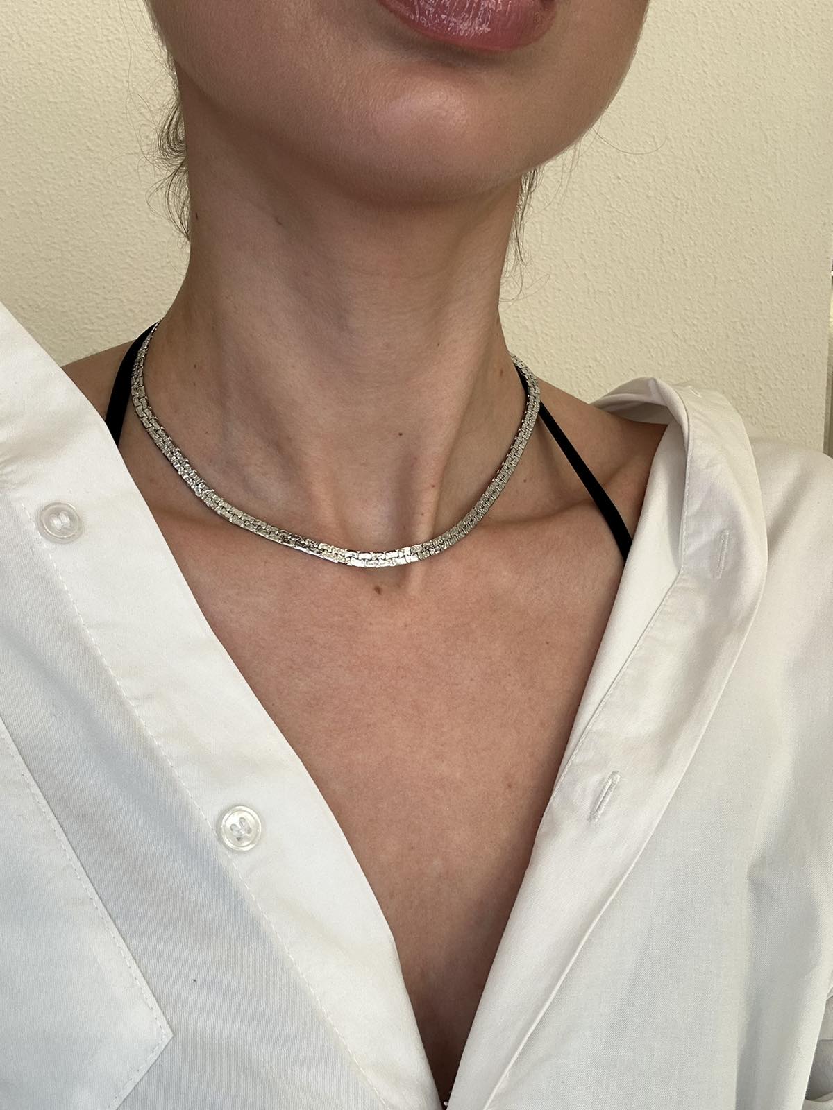 Ατσάλινη Αλυσίδα Λαιμού - Oster Necklace ( χρυσό, ασημί)