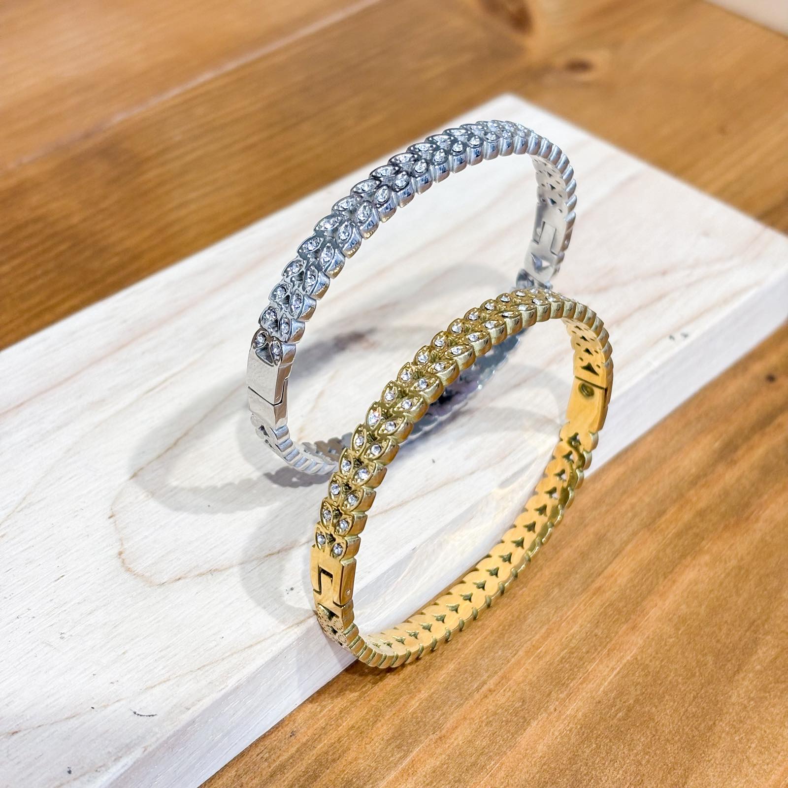 Γυναικείο Ατσάλινο Βραχιόλι - Balti Bracelet (χρυσό, ασημί)