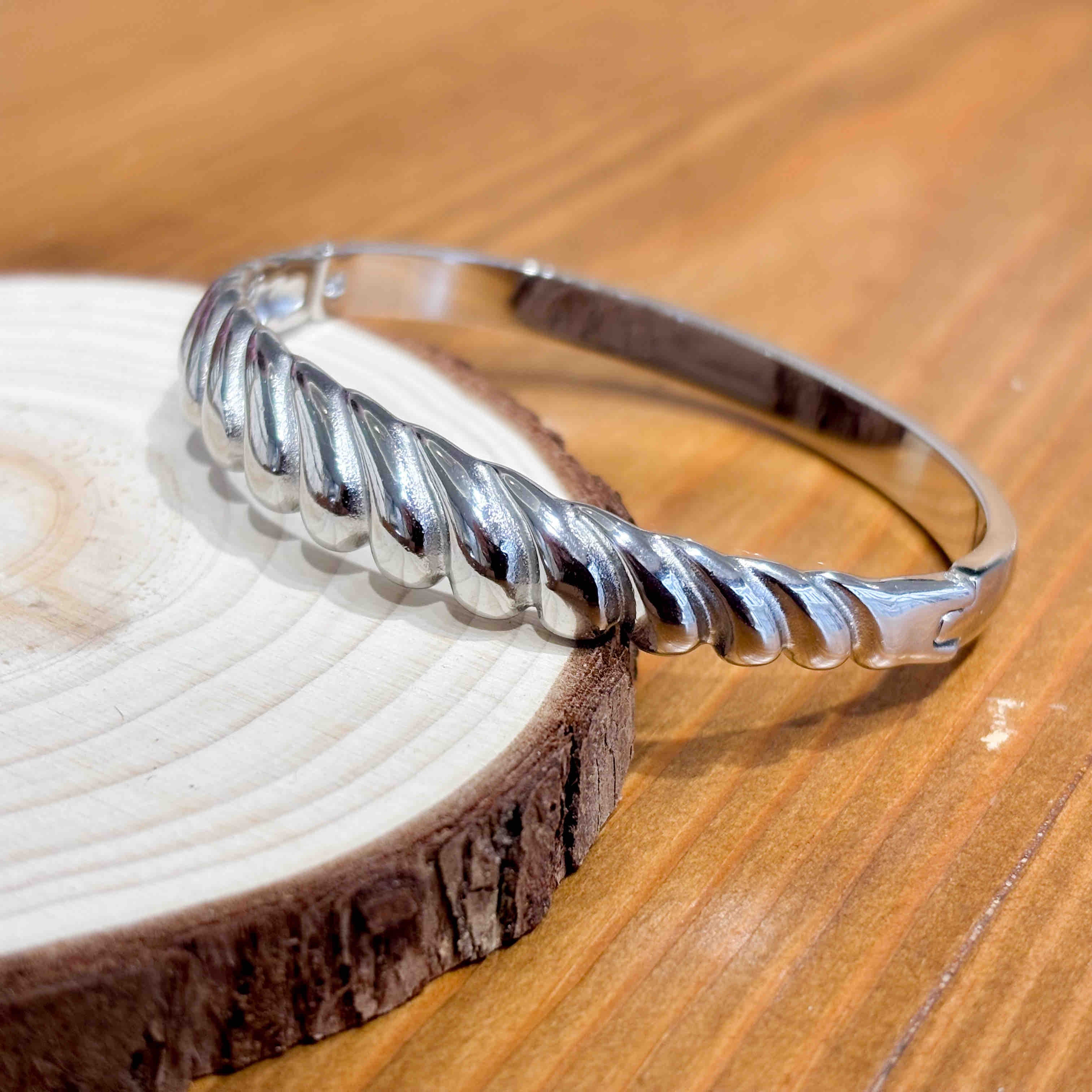 Γυναικείο Ατσάλινο Βραχιόλι - Pisky Bracelet (χρυσό, ασημί)