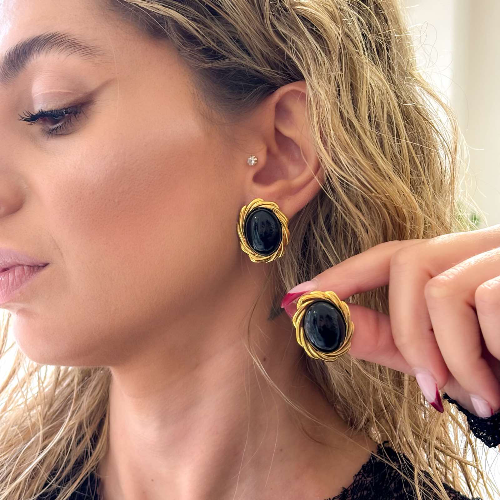 Γυναικεία Ατσάλινα Σκουλαρίκια -  Treviso Earrings