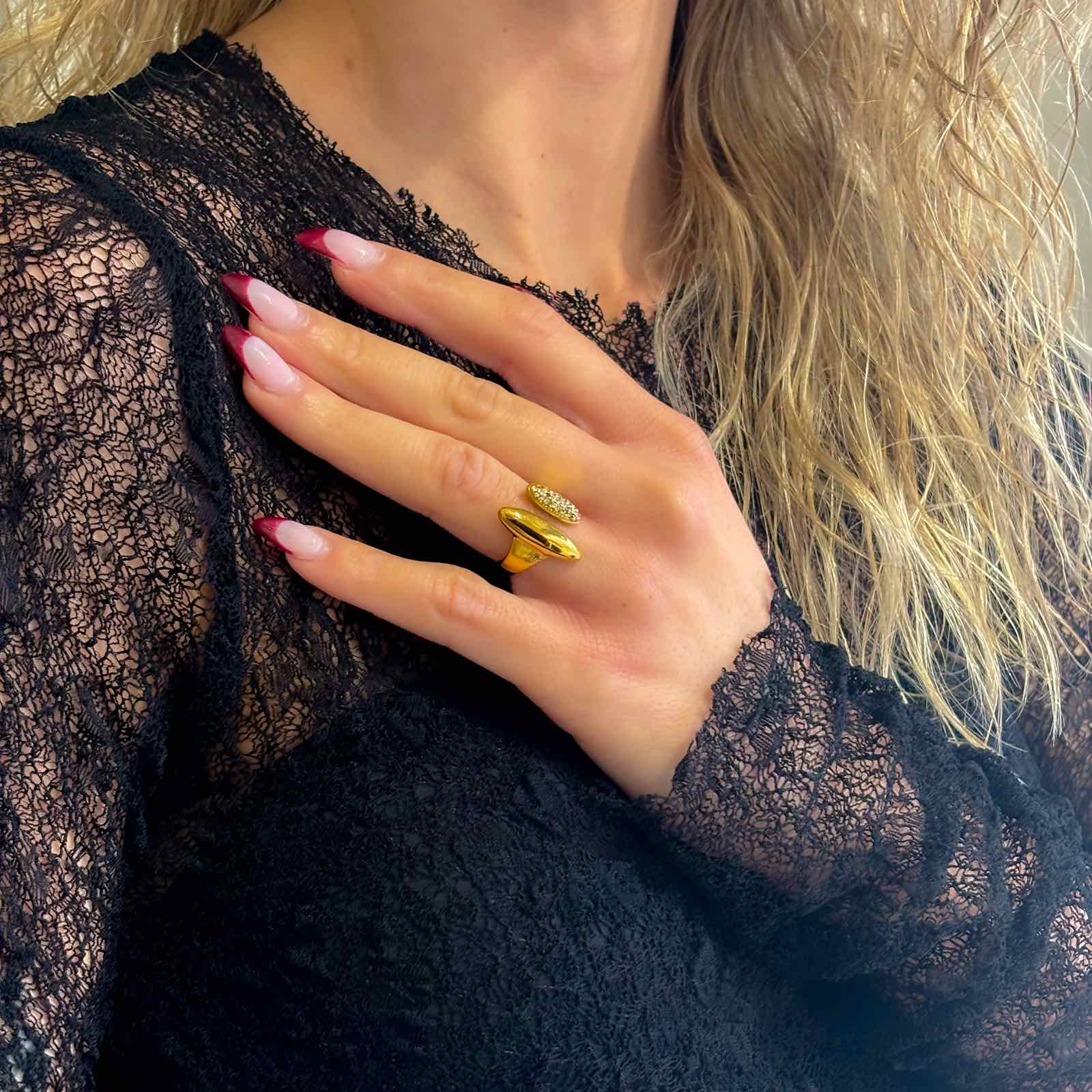 Γυναικείο Ατσάλινο Δαχτυλίδι - Cano Ring( χρυσό, ασημί)