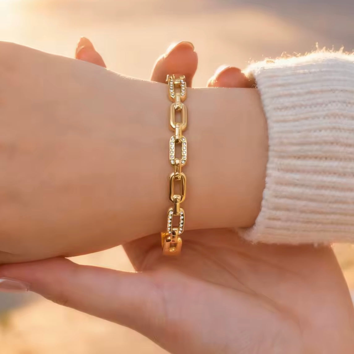 Γυναικείο Ατσάλινο Βραχιόλι - Bulgan Bracelet ( χρυσό, ασημί)