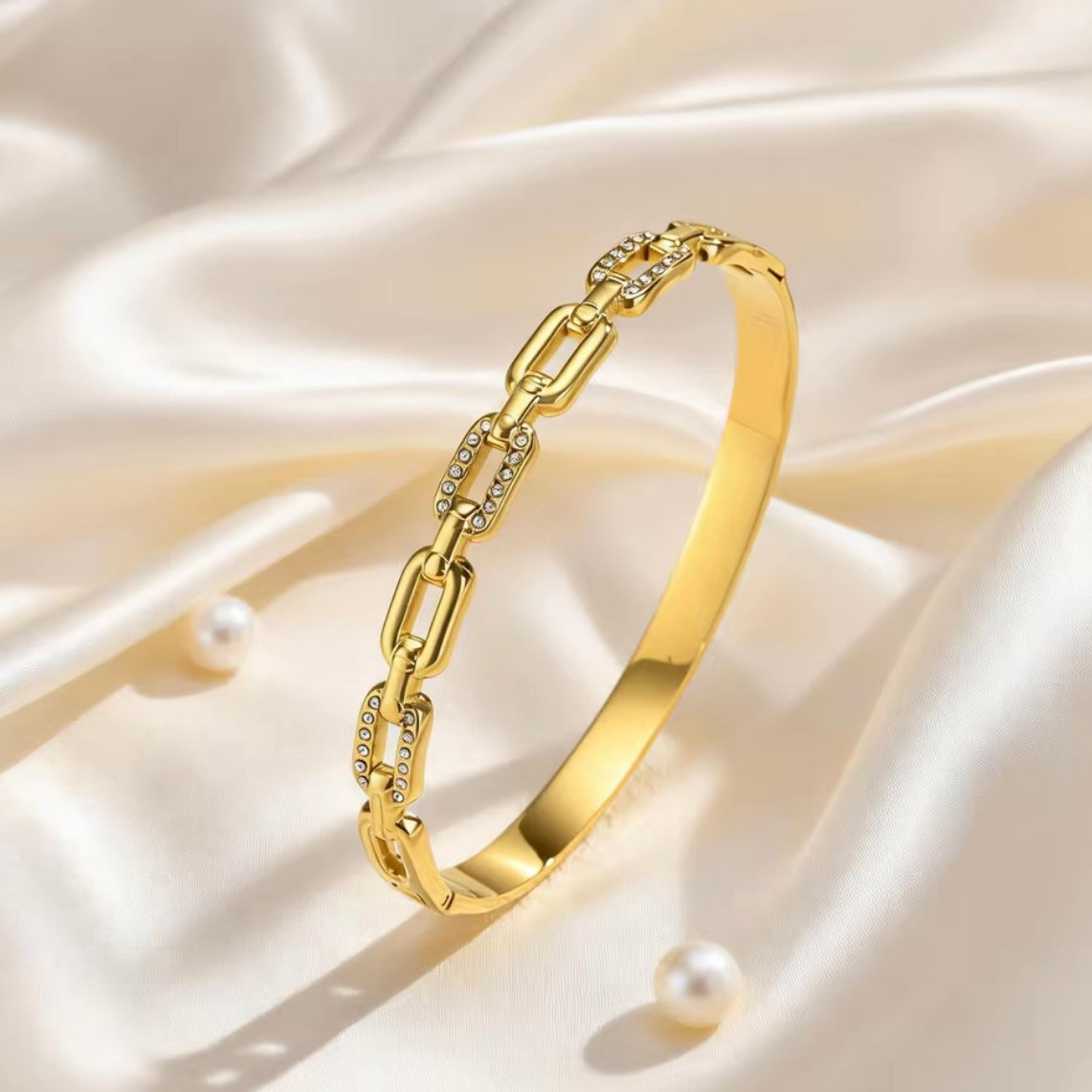 Γυναικείο Ατσάλινο Βραχιόλι - Bulgan Bracelet ( χρυσό, ασημί)