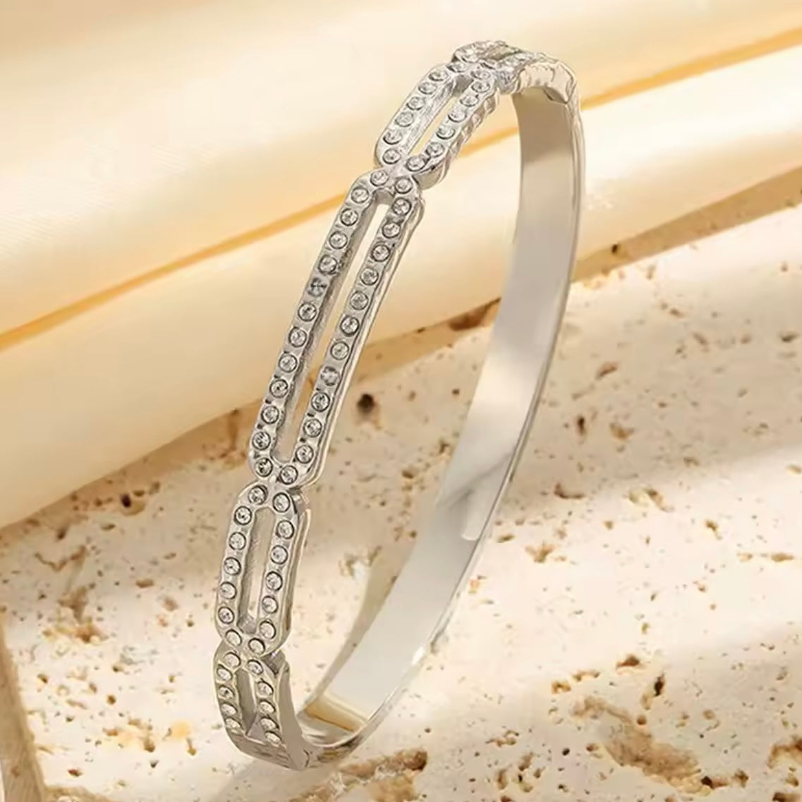 Γυναικείο Ατσάλινο Βραχιόλι - Zegia Bracelet ( χρυσό, ασημί)