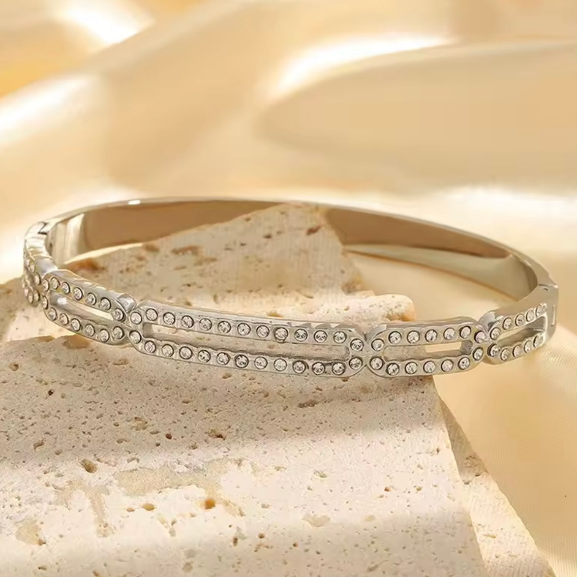 Γυναικείο Ατσάλινο Βραχιόλι - Zegia Bracelet ( χρυσό, ασημί)