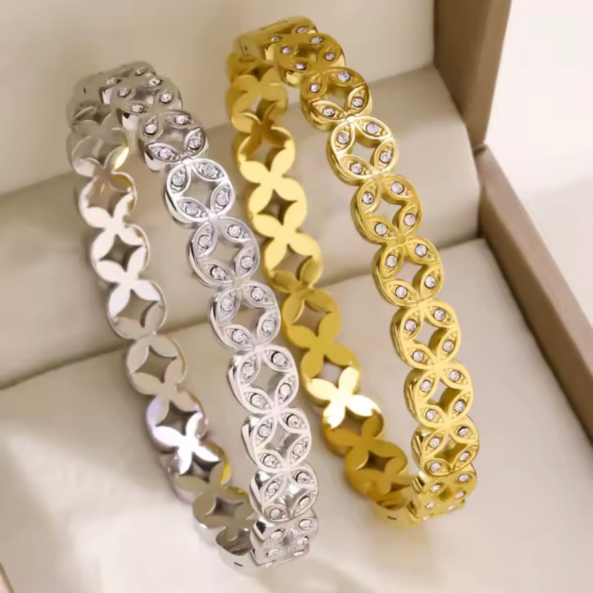 Γυναικείο Ατσάλινο Βραχιόλι - Kekra Bracelet ( χρυσό, ασημί)