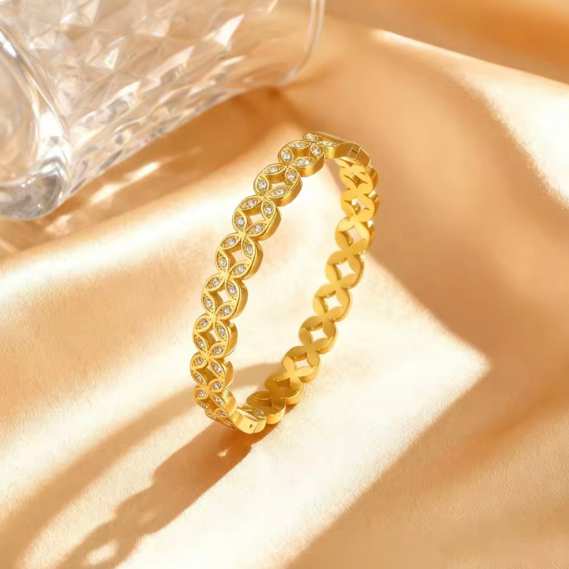 Γυναικείο Ατσάλινο Βραχιόλι - Kekra Bracelet ( χρυσό, ασημί)